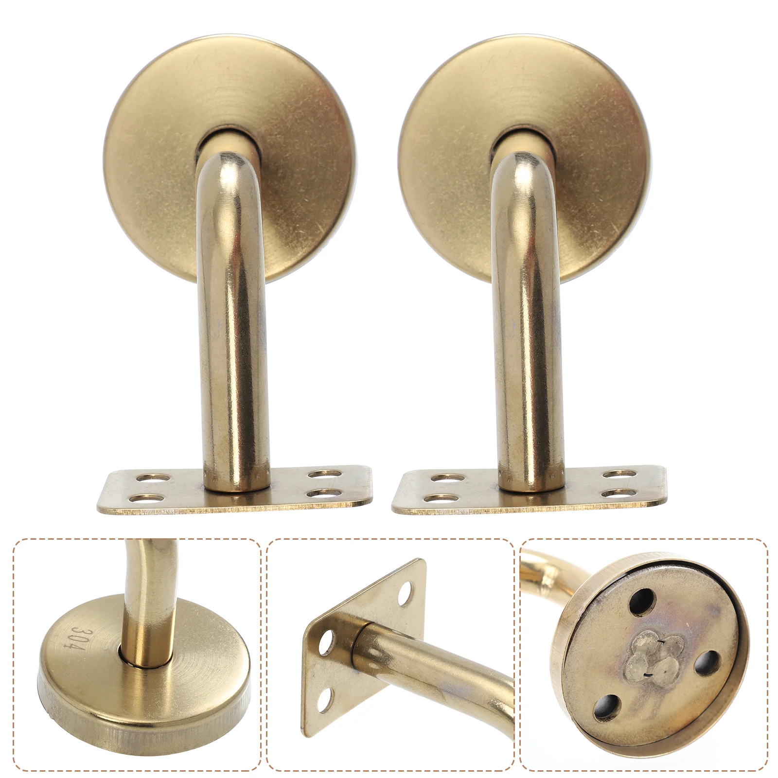 2 шт. кронштейн для перил лестницы настенный держатель подвесные полки установки