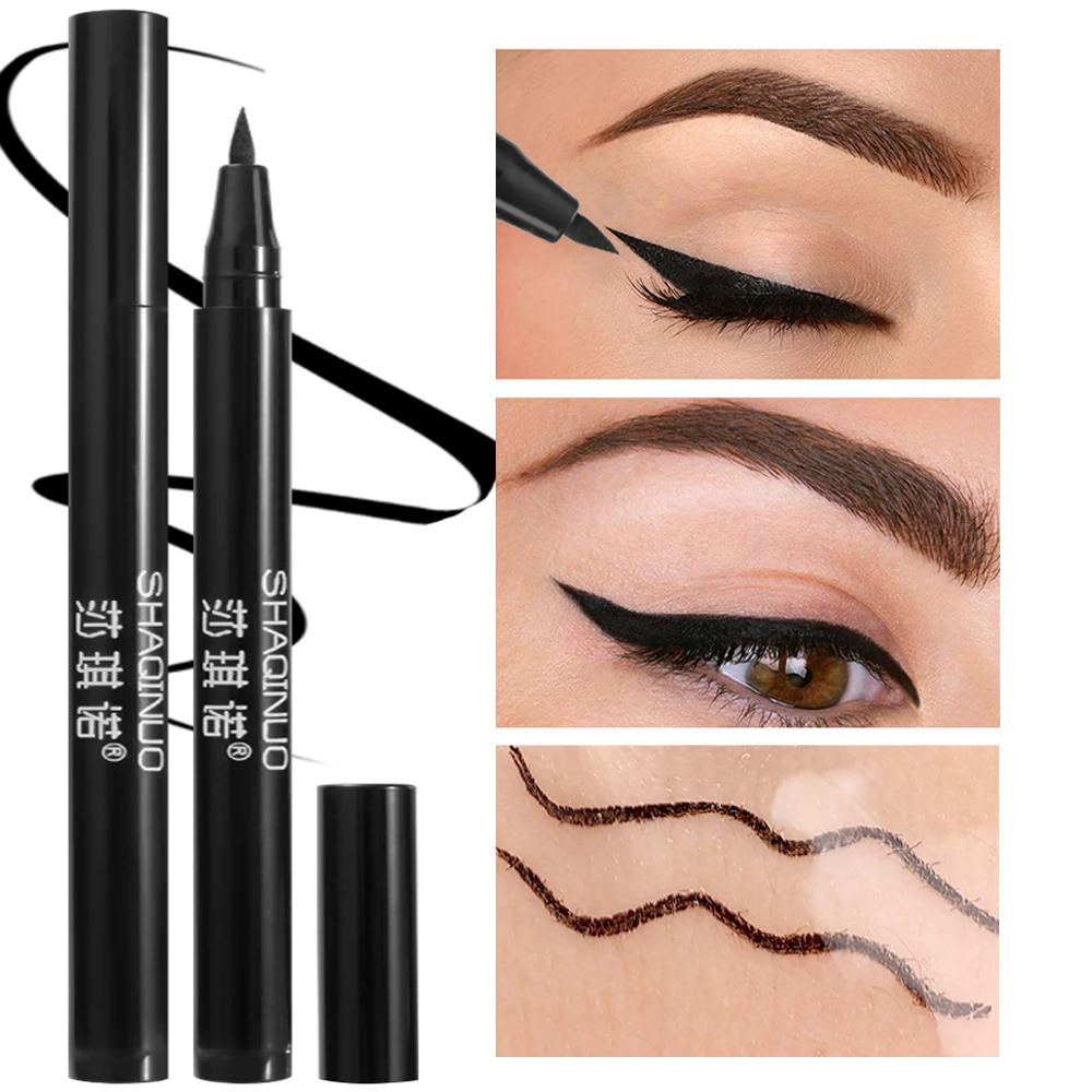 

1PC Ultra-thin Waterproof Liquid Eyeliner Korean Makeup for Women Quick Dry Black Eye Liner Long Last Lower Eyelash Pen Cosmetic
