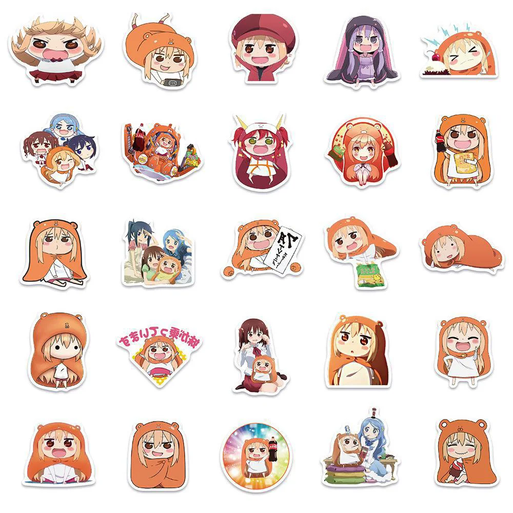 103050100шт Химото! Umaru-chan аниме граффити наклейки милый мультфильм наклейка бутылка воды багаж телефон наклейки для детей игрушка (art.: 3920d122caefb) - 3920d122caefb