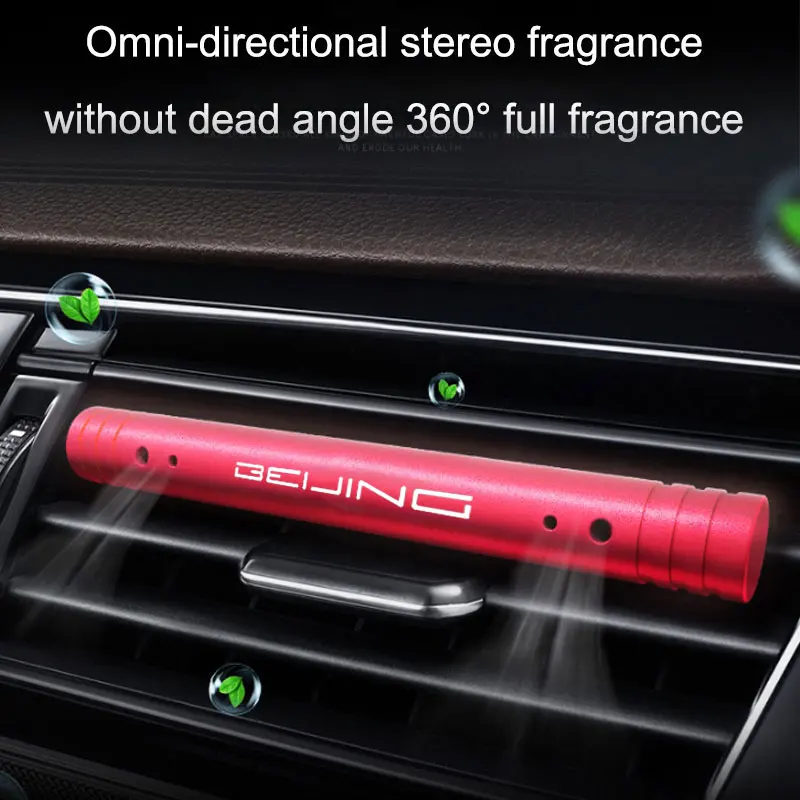 

Air Outlet Aromatherapy Clip with Aroma Sticks Car Air Freshener Perfume Solid Diffuser For BAIC Senova X35 X65 Beijing BJ20 EX5