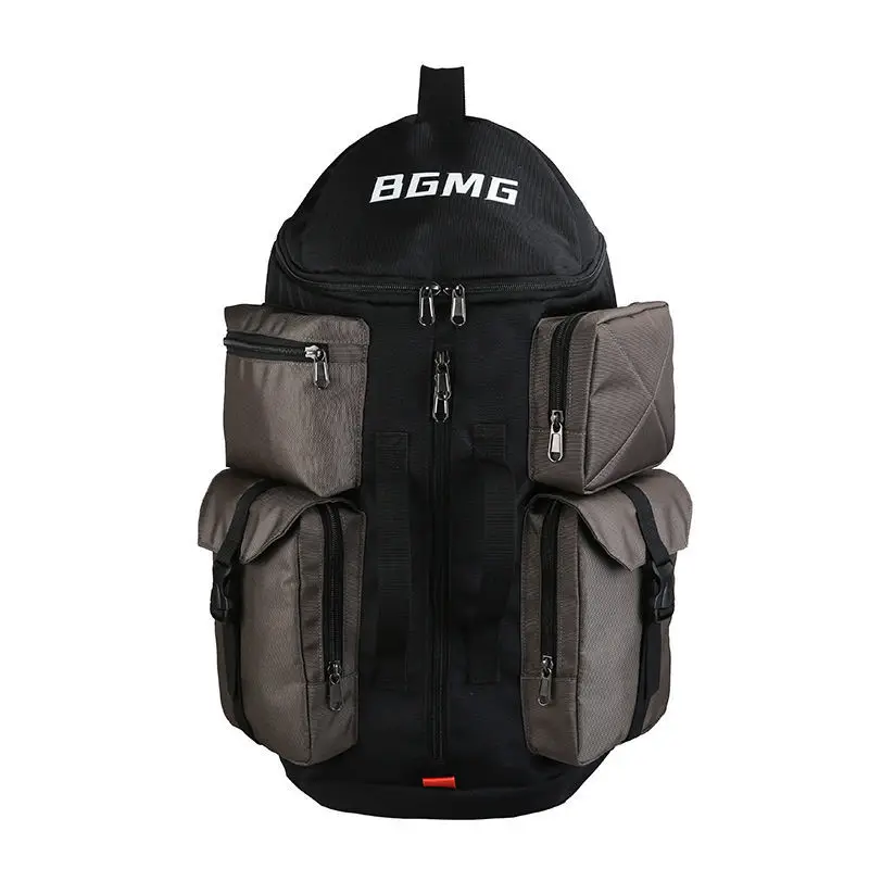 

Large Capacity Men's Backpack Nylon Black Multifunction Travel Backpack Men