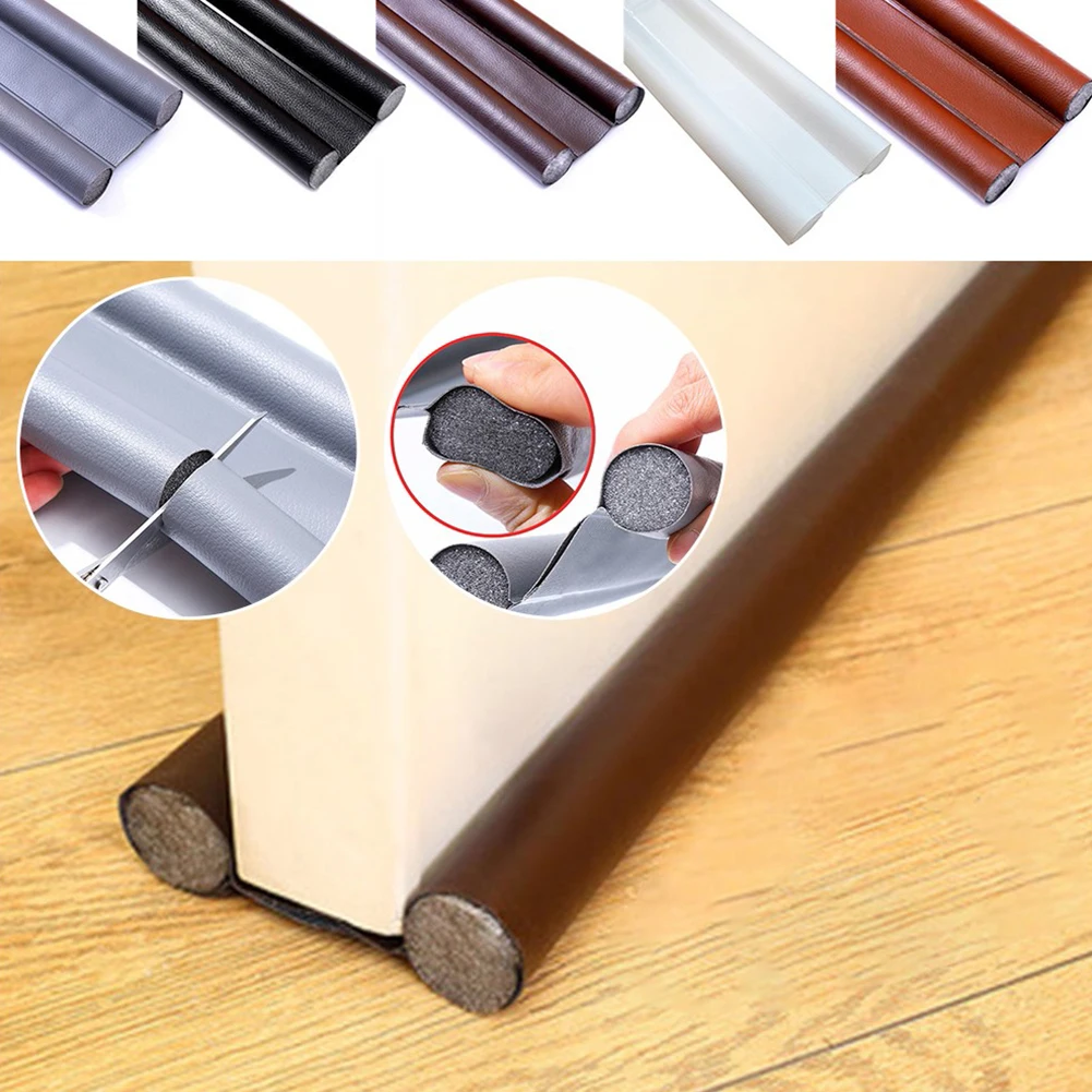 

Adjustable Seal Strip Sealing Strip Door Bottom Stopper Draught Excluder Waterproof Wind Sweep Blocker Foam Weather Strip