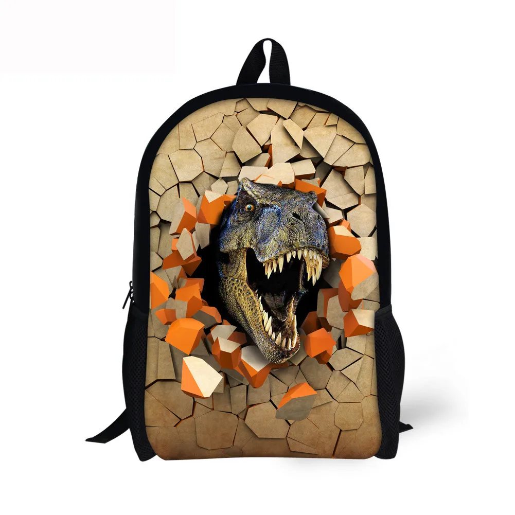 Рюкзак с принтом динозавра для детей, модная школьная сумка на плечо для девочек-подростков, детские дорожные ранцы