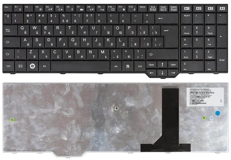 Клавиатура для Fujitsu-Siemens V080305AK2 черная | Компьютеры и офис