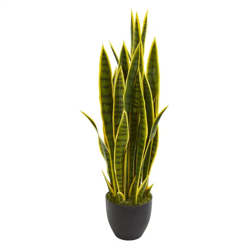 

33" Sansevieria Artificial Plant, Green