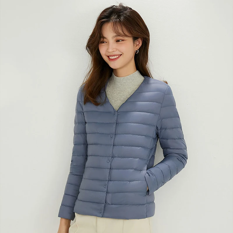 DEODAR Winter Plus Size White Duck Down Jacket for Women Ultra Light Portable Casual Waterproof Warm Coat for Office Lady S-4XL