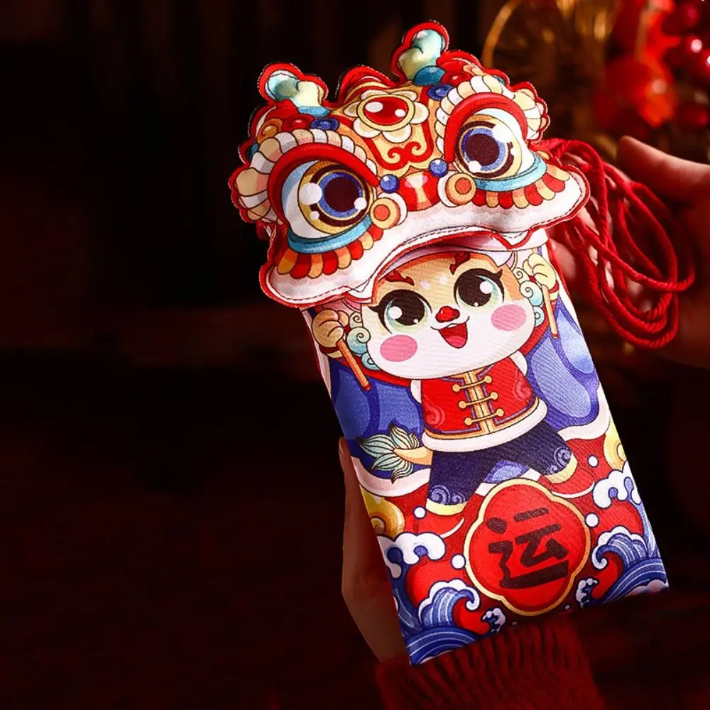 Плюшевый кошелек для монет с рисунком китайского дракона