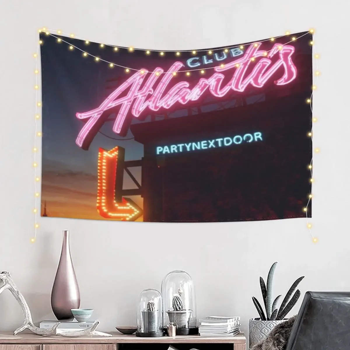 Partynextdoor &quotClub Atlantis&quot Новый альбом гобелен декоративная настенная роспись