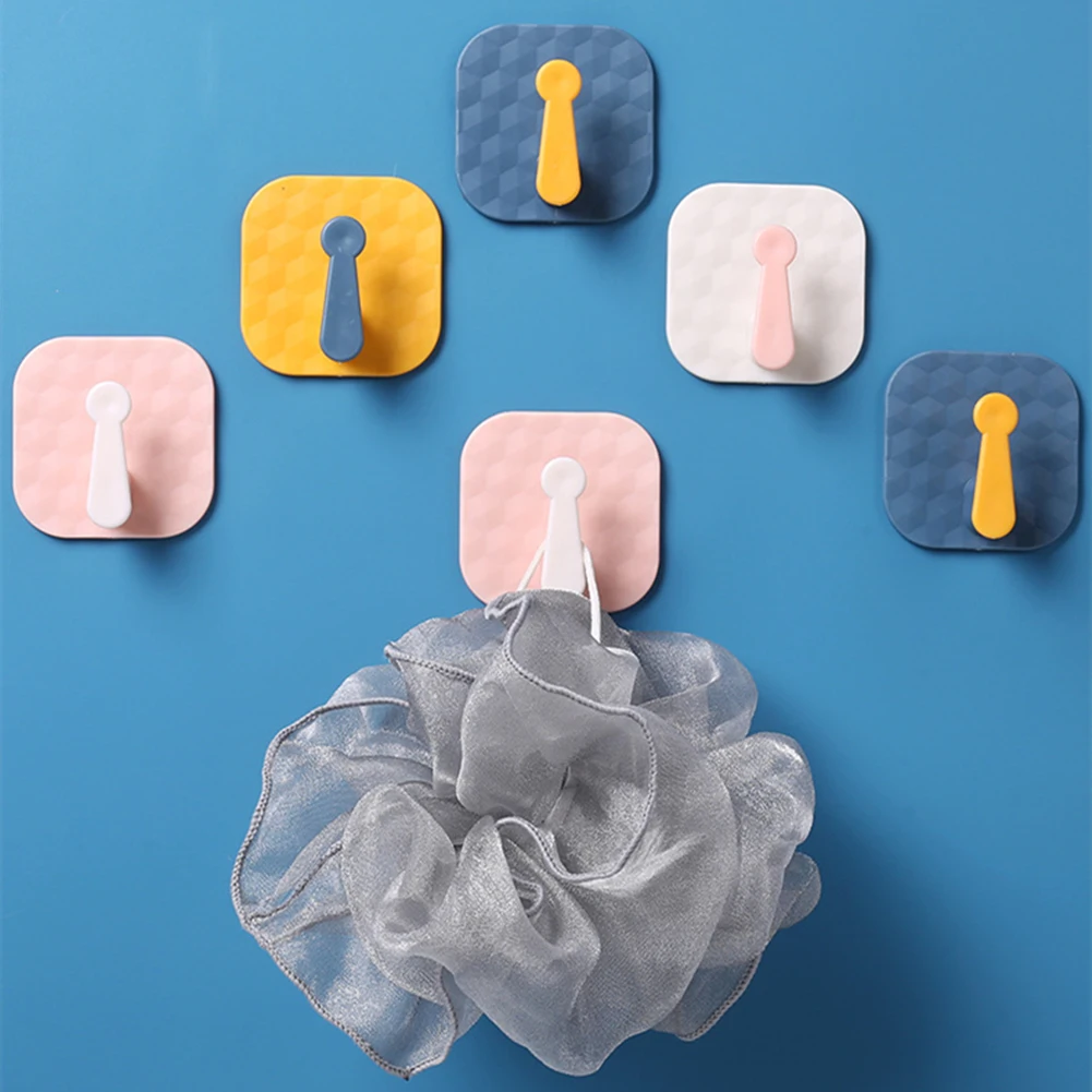 

3pcs Punch-Free Non-Marking Stickers Wall Picture Hook Invisible Traceless Hardwall Drywall Picture Hanging Kit Bathroom Kitchen