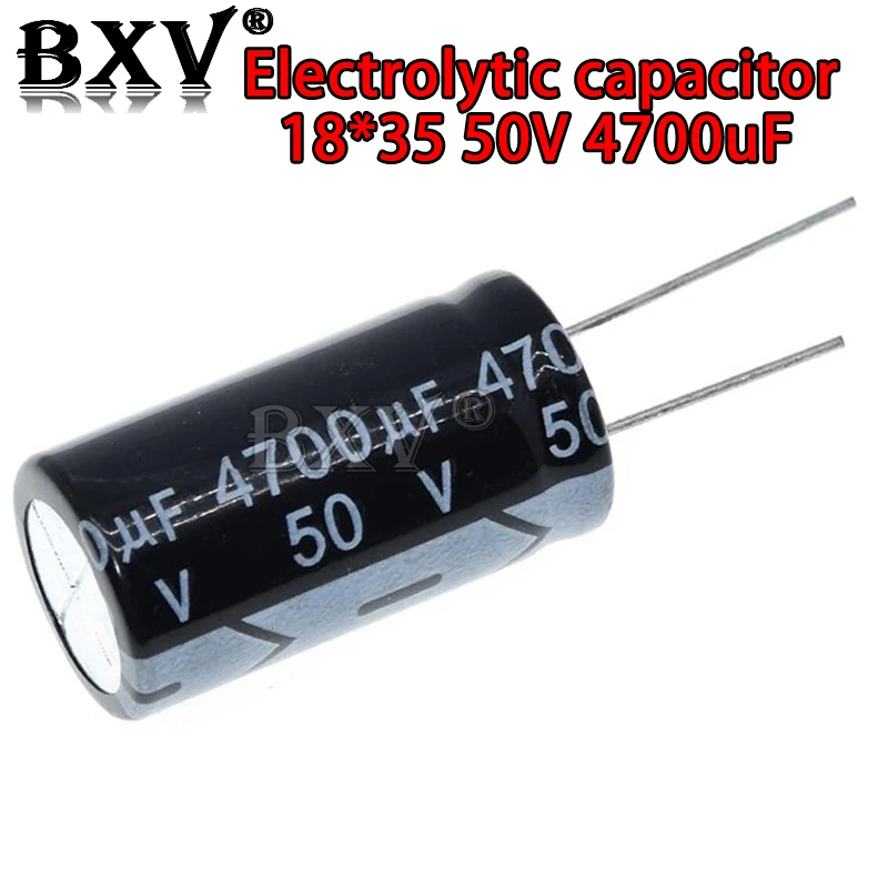 

2PCS 50V4700UF 4700uf50v 18*35 50v 4700uf 18x35 Electro Electrolytic Capacitor