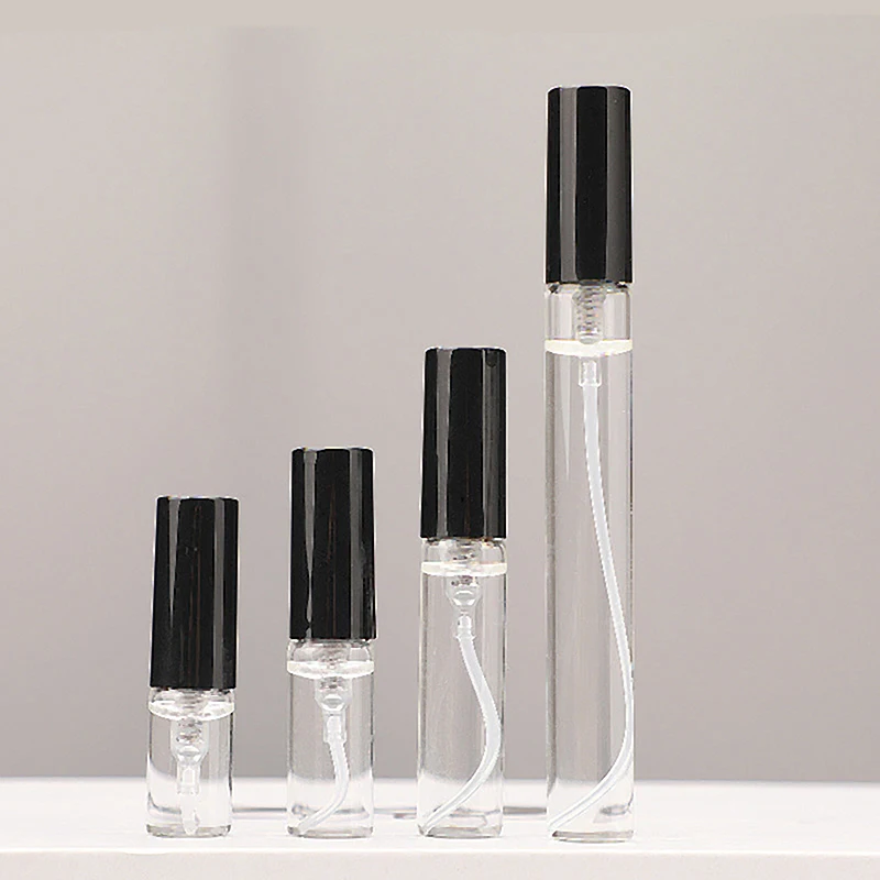 

1Pcs 2ml 3ml 5ml 10ml Mini Portable Perfume Bottle Spray Refillable Cosmetic Sample Glass Bottling Empty Container