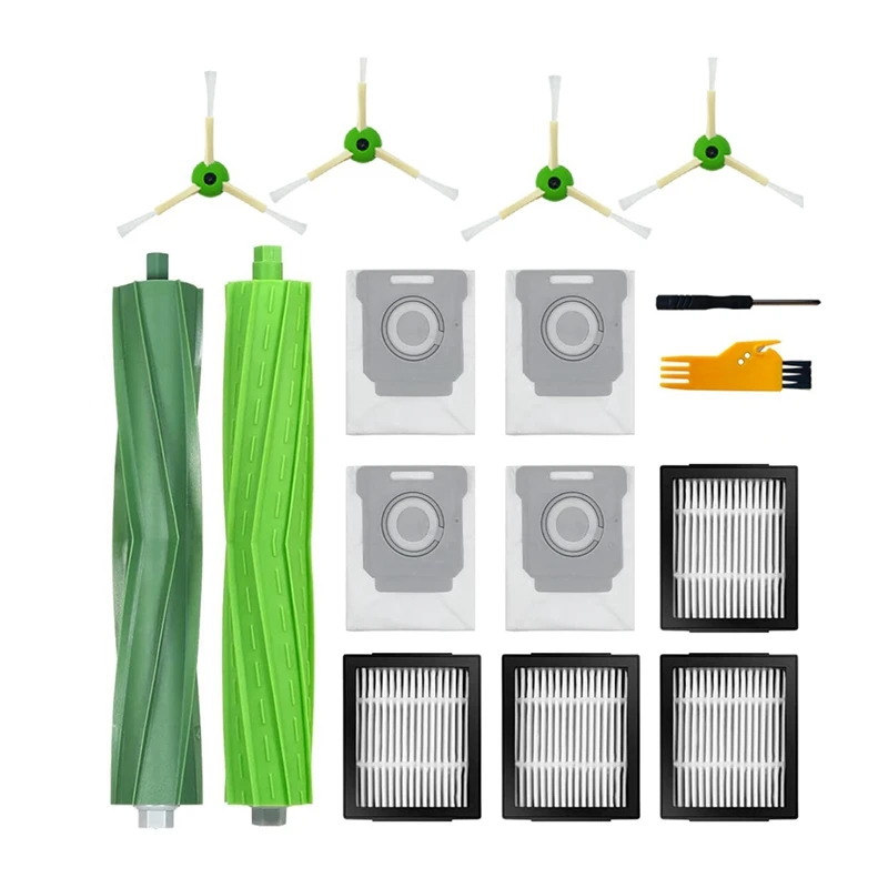 

Лидер продаж, аксессуары для робота-пылесборника Roomba I7 + E5 E6 I3, основная щетка, боковая щетка, аксессуары для фильтра