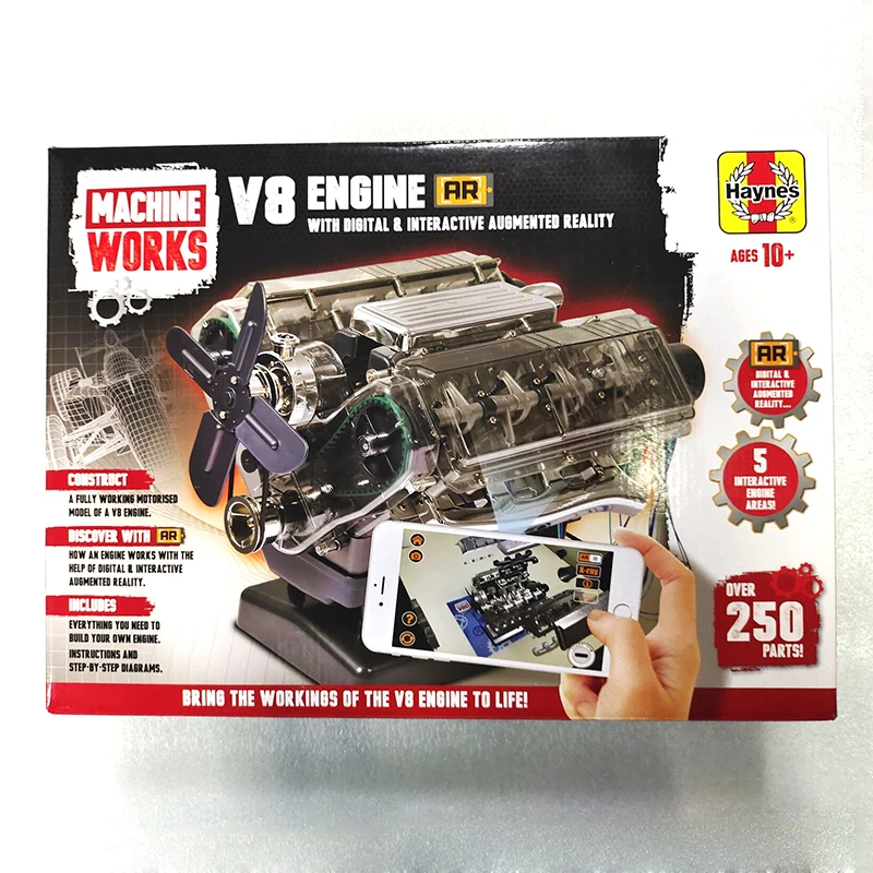 Купить Мини Двигатель V8 На Бензине Конструктор