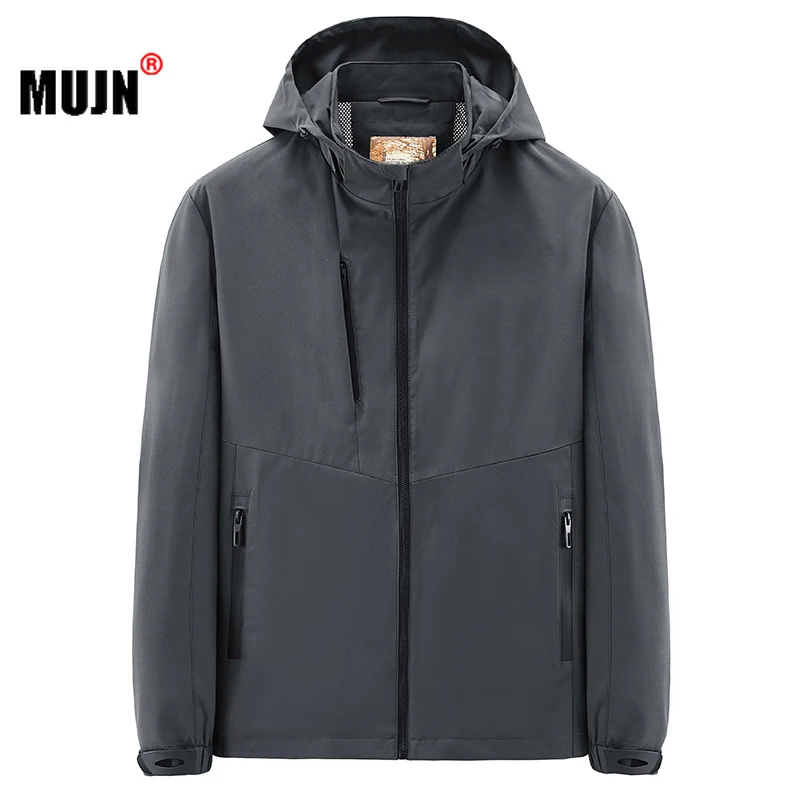 

Men Jackets Outdoor Mountaineering Windproof Men Hooded Sports Windbreaker 2022 Autumn New Male Casual Jacket Chaqueta De Hombre