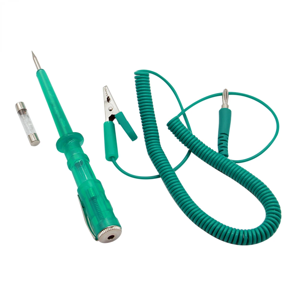 

Car Light Circuit Tester Lamp Voltage DC 6V 12V 24V Copper Test Pen Detector Probe Light System Test Probe Lamp