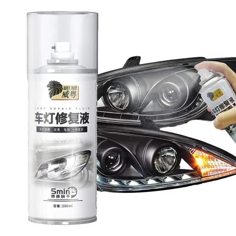 

Car Headlight Polishing Agent Scratch Remover Nano Layer Protection Repair Headlight Renewal Polish Liquid Car Accessories