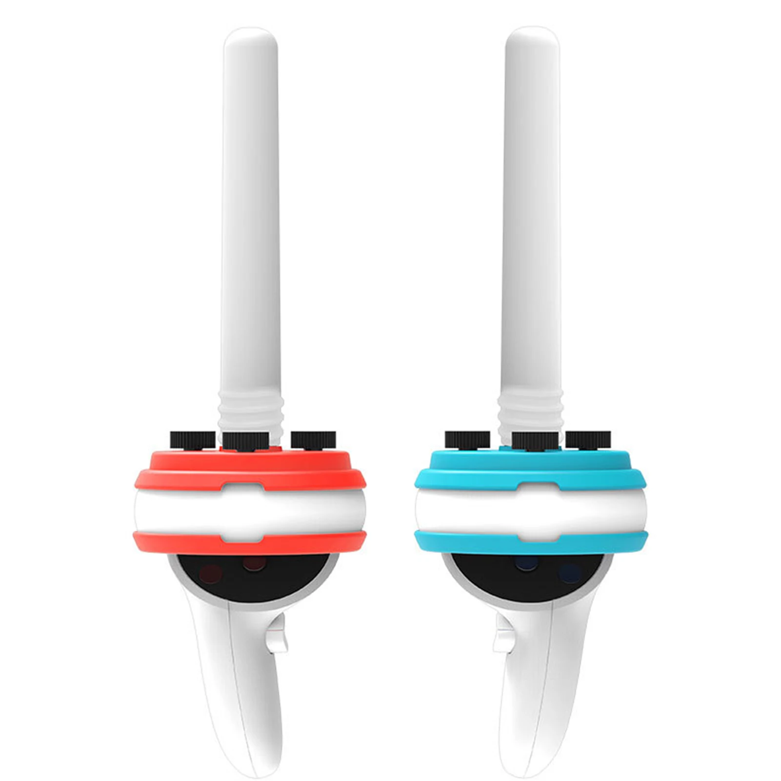 

VR Accessories Long Stick Dual Handle Extension Grips For Oculus Quest 2 VR Rift S Controllers 2PCS VR Grips Games Accessories