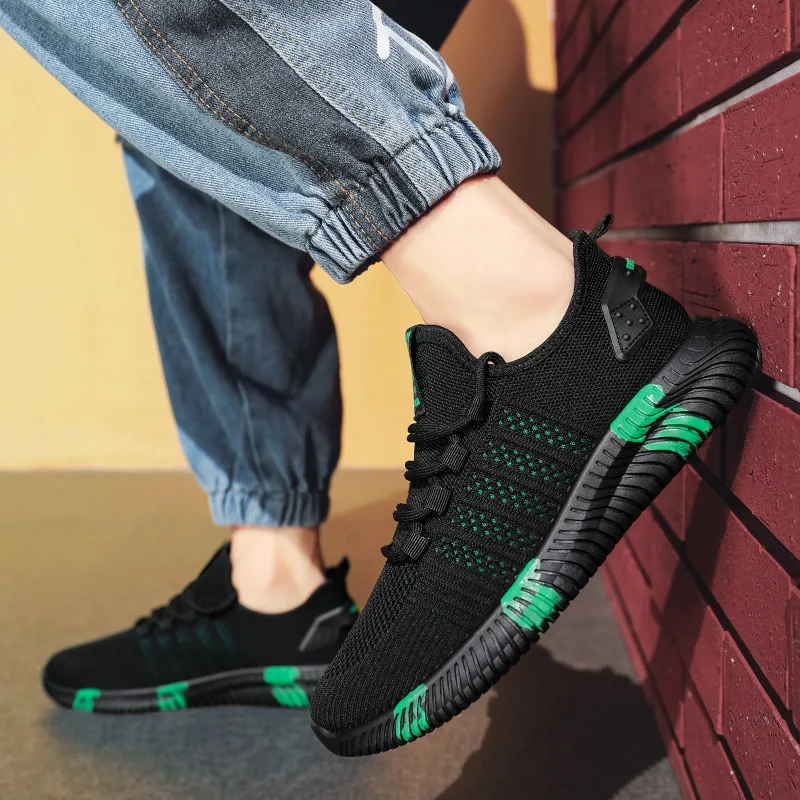 New Outdoor Sport Men Shoes Lightweight Running Sneakers for Men Comfortable Walking Tenis Shoes Male Fitness Athletic Sneakers