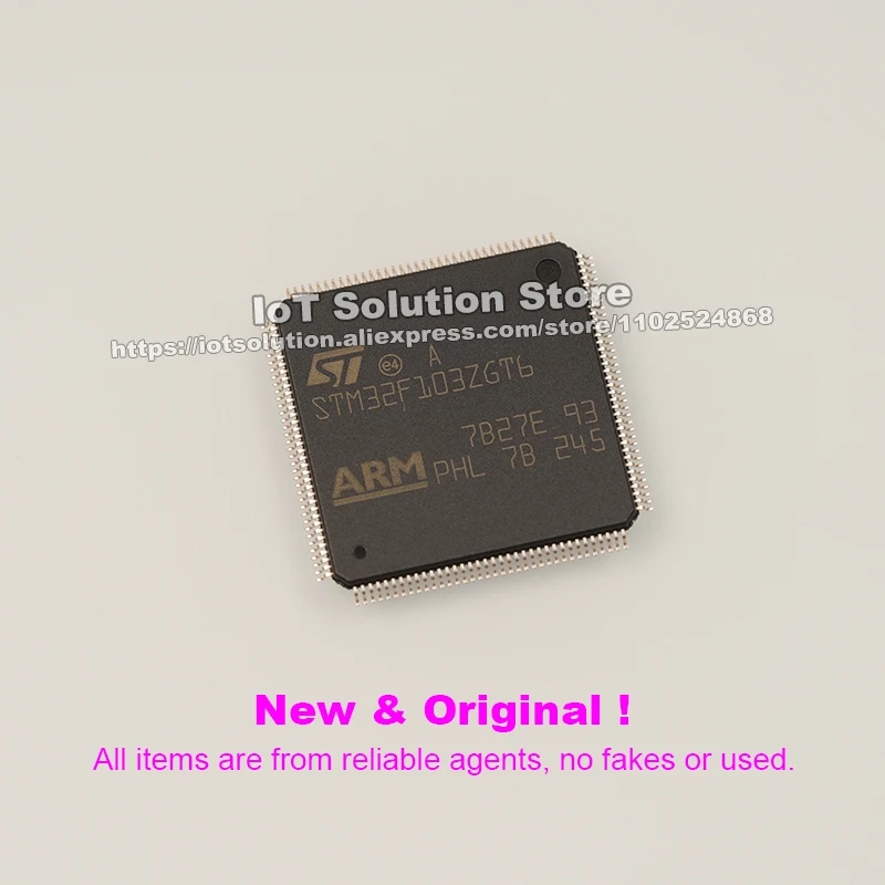 STM32F103ZGT6 LQFP-144 20x20x1 4 мм STM32F103ZGT6TR