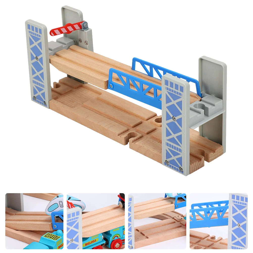 

Train Tracks Toys Brain Toy Wooden Train Tracks Set Developmental Toys Track Bridge Bulk Wooden Raised Bridge