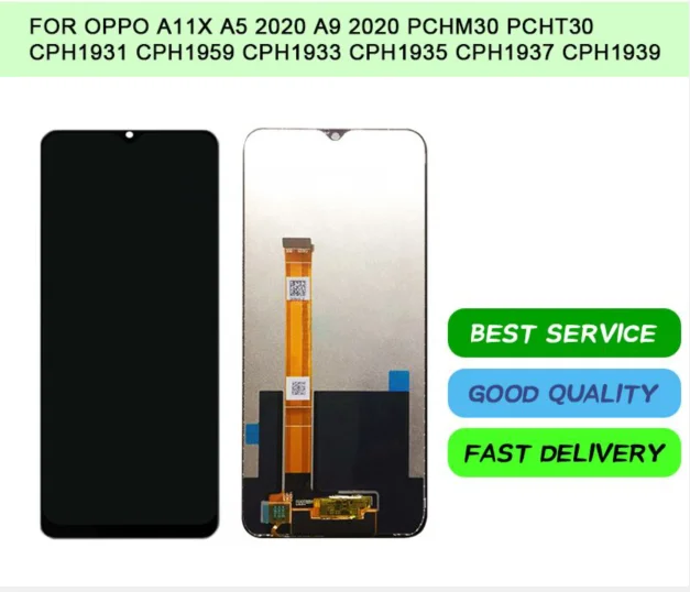 

6.5" Original For Oppo A11 / A11x 2019 / A5 / A9 (2020) CPH1937 CPH1939 CPH1931 LCD Display Touch Screen Digitizer NEW Assembly