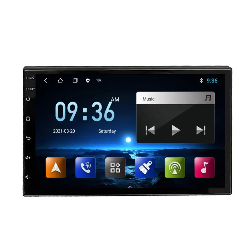 

7 inch Android 10 car DVD multimedia player radio video audio Stereo gps navigation system head unit Universal