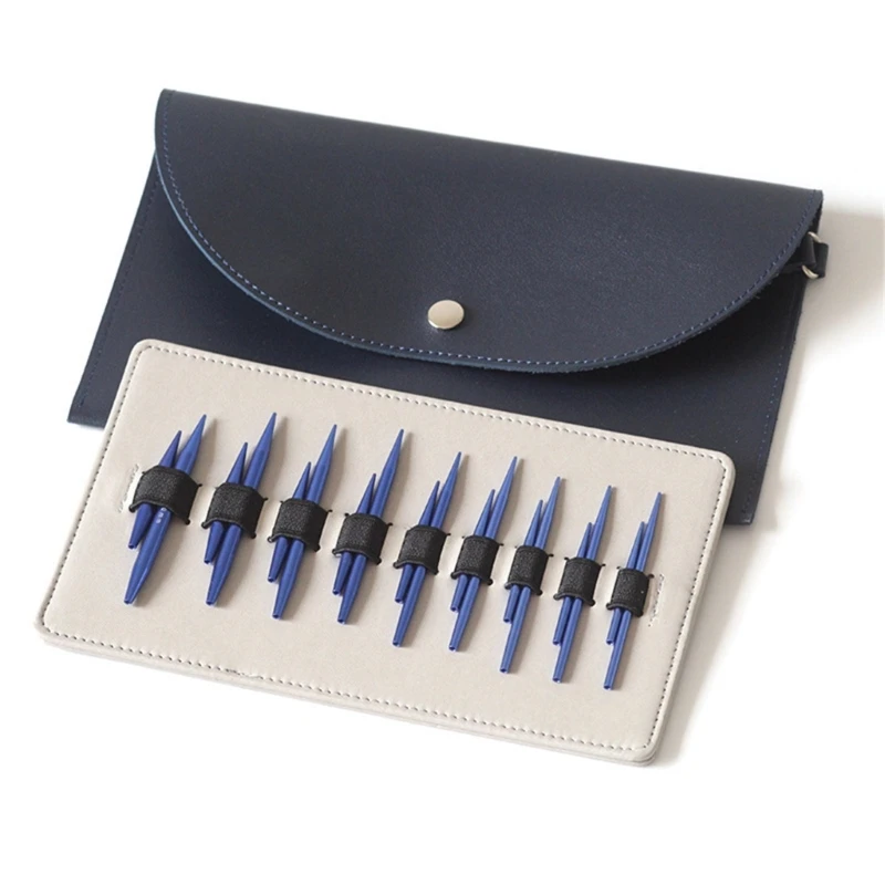 9 пар сменных круглых спиц диаметром 3 0-6 0 мм набор алюминиевых круговых с кожаным