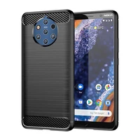 new carbon fiber case for nokia 9 pureview shockproof phone back cover for nokia 9pureview silicone case coque fundas