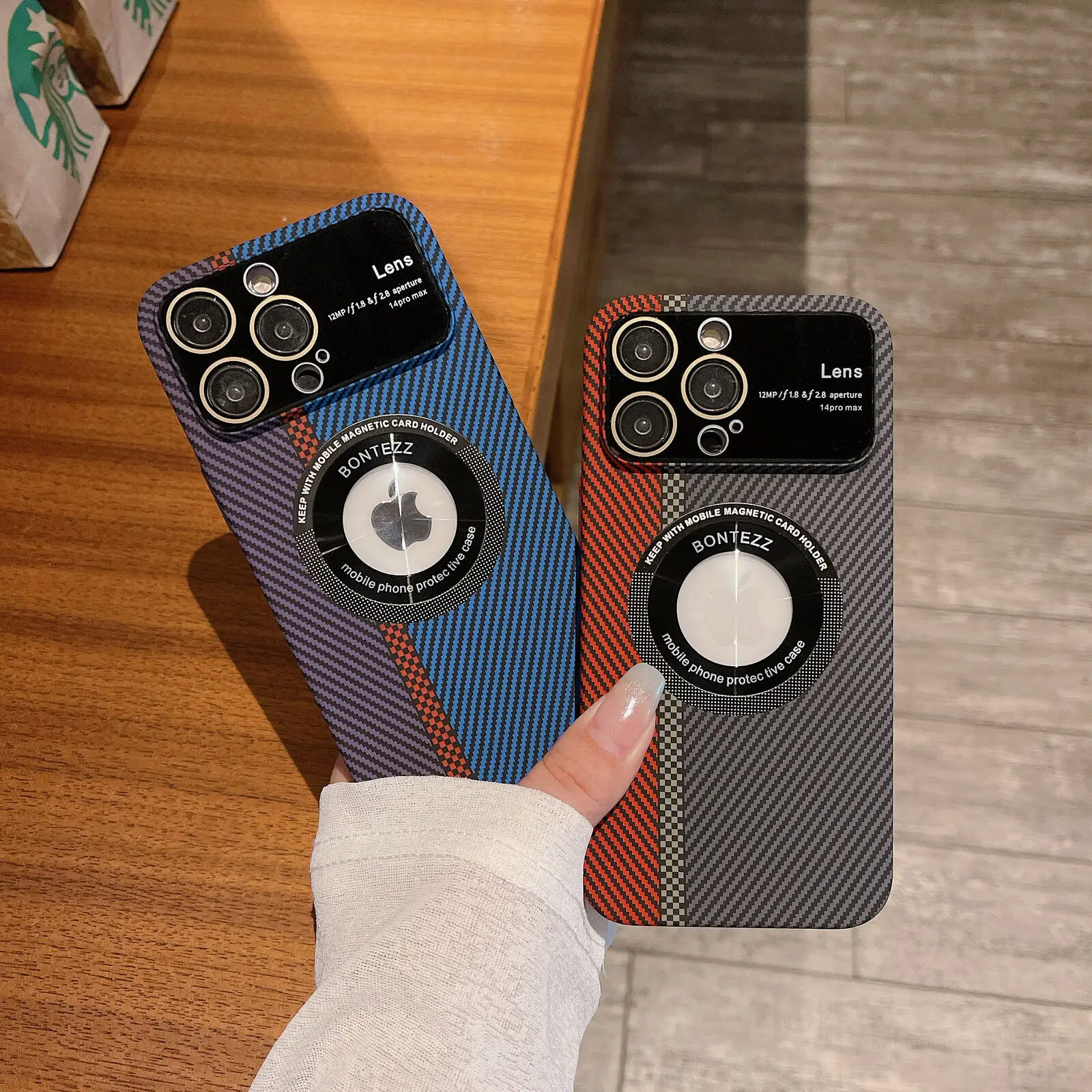 

Carbon Fiber Texture Matte Case for iPhone 14 13 12 11 Pro Max For Magsafe Magnetic Wireless Charge Shockproof Hard PC Cover