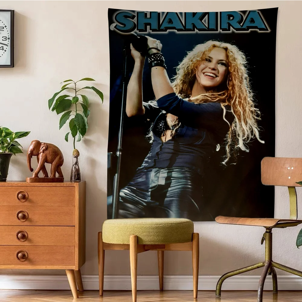 Певица S-Shakira DIY Настенный гобелен Искусство Научная фантастика Комната Домашний