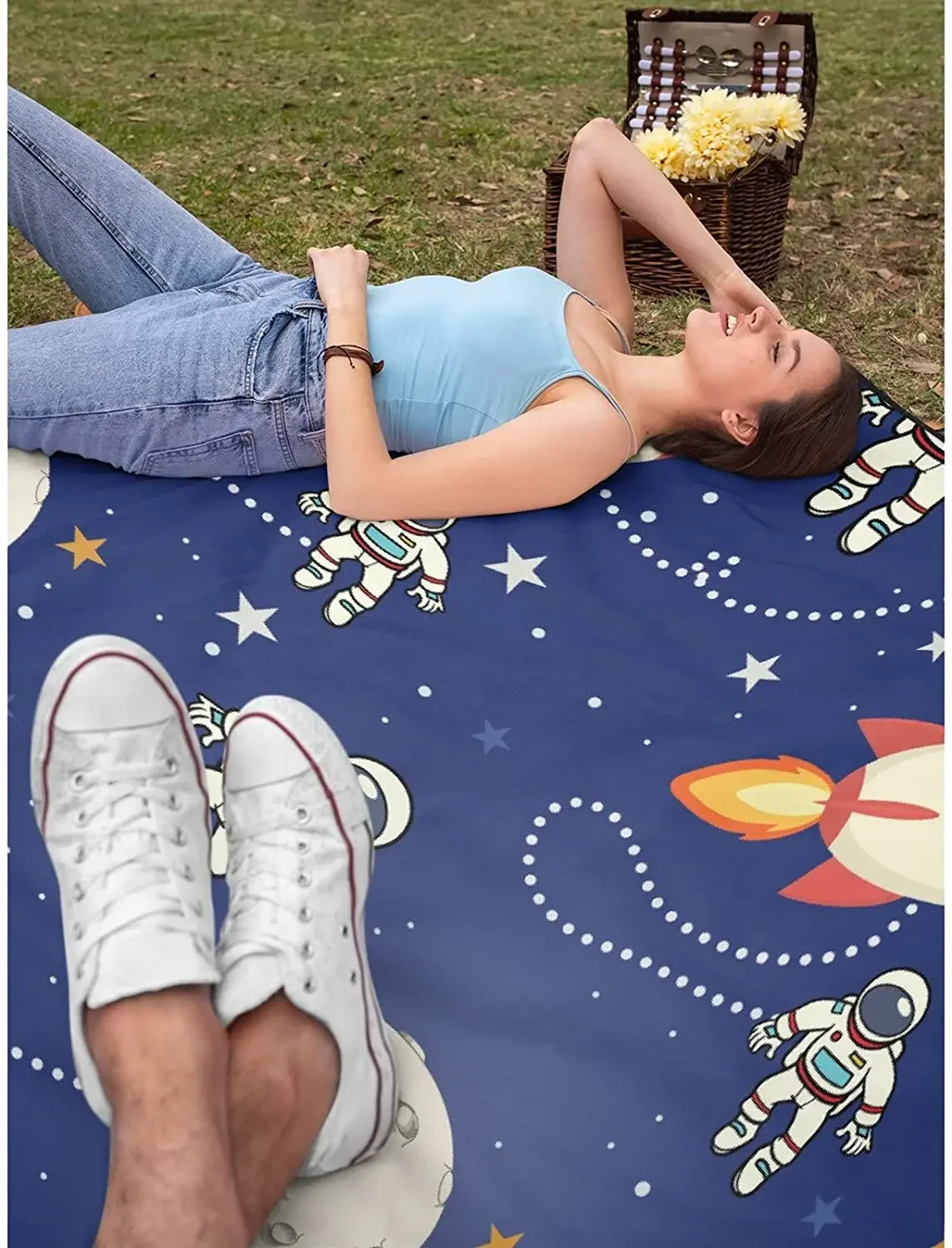 Фланелевое одеяло &quotАстронавты&quot