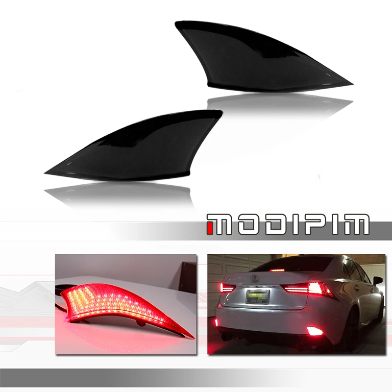 Красный цвет задний бампер отражатель заднего бампера стоп-сигналы с сигналом