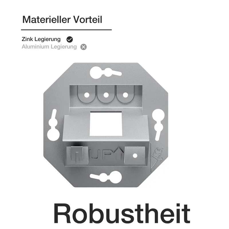 Фото Сетевая розетка ZoeRax 1-портовая, встраиваемая, RJ45 Ethernet, с полностью экранированными разъемами Keystone RJ45 CAT8 CAT7 CAT6A №4