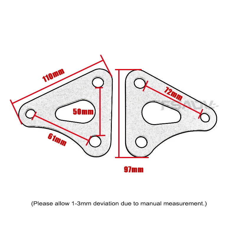 Для мотоциклов SUZUKI V-STROM 1050 XT DL 1050XT 1050A DL1050 VSTROM 1050 2020-2023 2022: Стойки занижения задней подвески (art.: 3920dbbe1d60c) - 3920dbbe1d60c