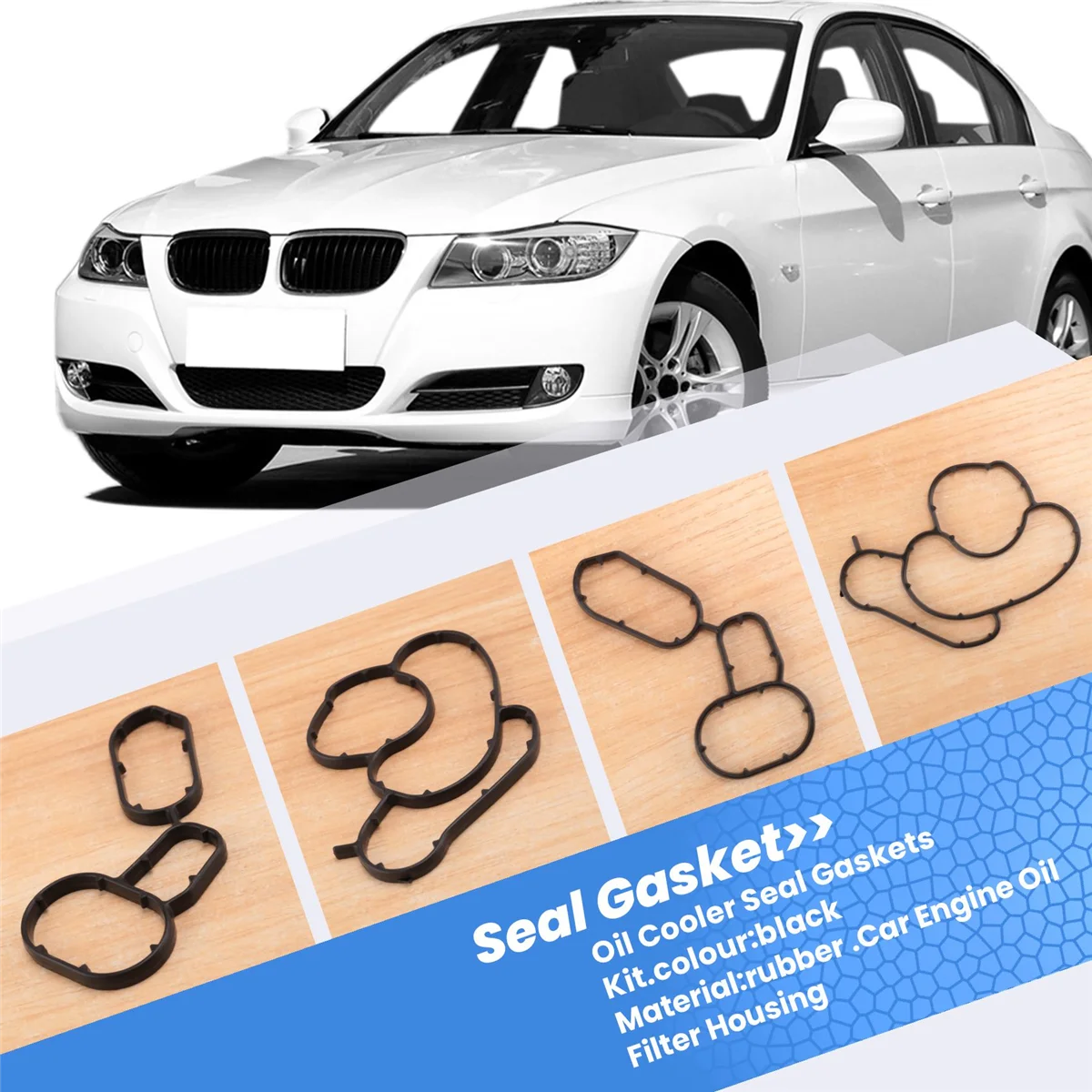 Прокладка корпуса масляного фильтра 11427508970 для BMW E46 E60N E81 E82