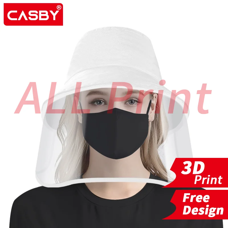 

Summer Hats Women Sun Hat With Suncreen Outdoor Bicycling Beach Cap Sunhat 3D Print Custom Logo All Print Design DIY Free Design