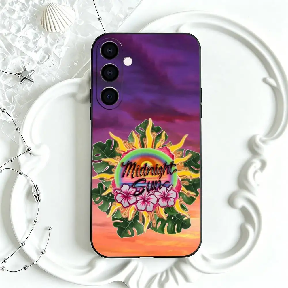Чехол для телефона Midnight Sun Zara Larsson для Samsung Galaxy A73, A72, A71, A70, A53, A52, A51, другие модели, мягкий черный чехол (art.: 3920dc04e7ced) - 3920dc04e7ced