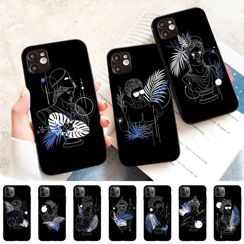 

Line Design Pattern Phone Case for iPhone 11 12 13 Mini Pro Max 8 7 6 6S Plus X 5 SE 2020 XR XS Funda Case