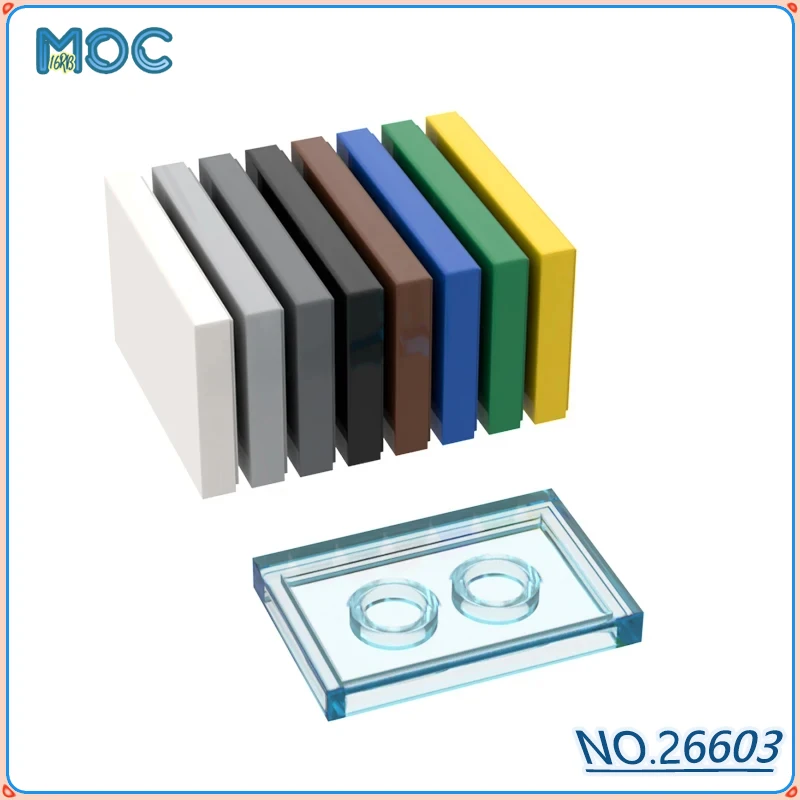 

100 шт., набор строительных блоков для плитки 2X3, высокотехнологичные строительные блоки MOC DIY, детали для сборки, совместимы с 26603