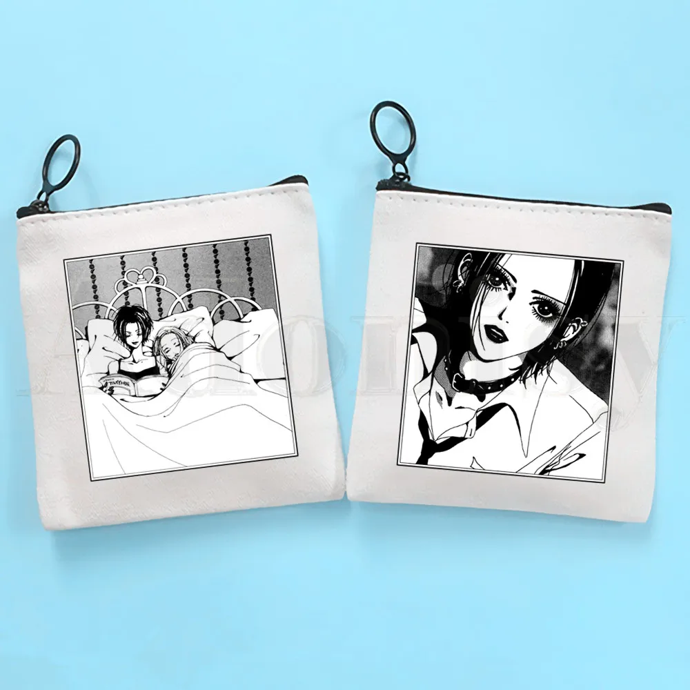 Hot JapanAnime Nana Osak Kawaii Ren Honjo Manga Coin Purse Illustration Key Case Simple Small Cloth Bag New Creative Coin Purse