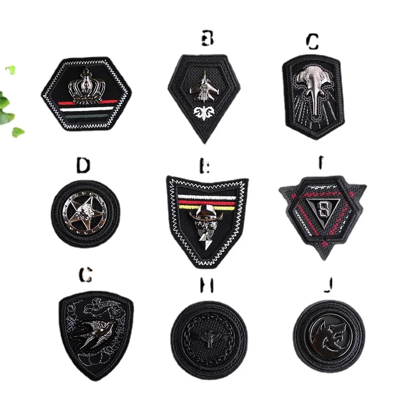 

Новое поступление, 1 шт., верхняя наклейка с вышивкой в стиле стерео, верхняя одежда, металлическая наклейка, значок, нашивка, тканевая этикет...