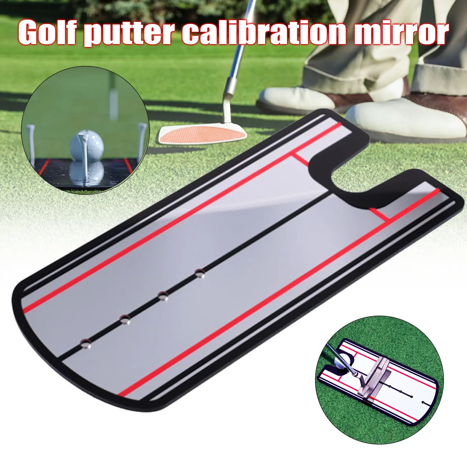 

Acrylic Golf Putting Aid Putting Golf Trainer Practice Putt Aim For Golf Pressure Putt Trainer Golf Putting Mirror Mat