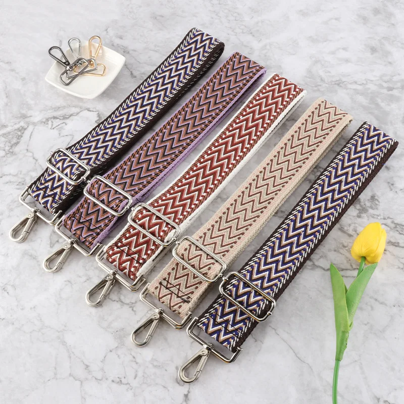 

Регулируемый нейлоновый ремешок для сумки, аксессуары для сумок, кожаный ремень, широкий ремешок на плечо, сменный ремешок для кошелька для ...