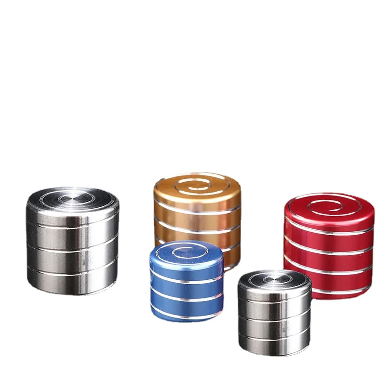 

Desktop Decompression Rotating Cylindrical Gyroscope Office Desk Fidget Toys Optical Illusion Flowing Finger Toys Adult Gifts