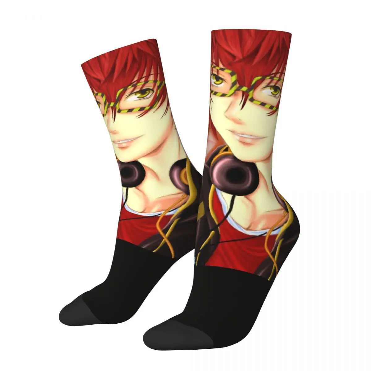 

Hip Hop Retro 707 Crazy Men's Compression Socks Unisex Mystic Messenger MC Otome Game Harajuku Seamless Printed Funny Crew Sock