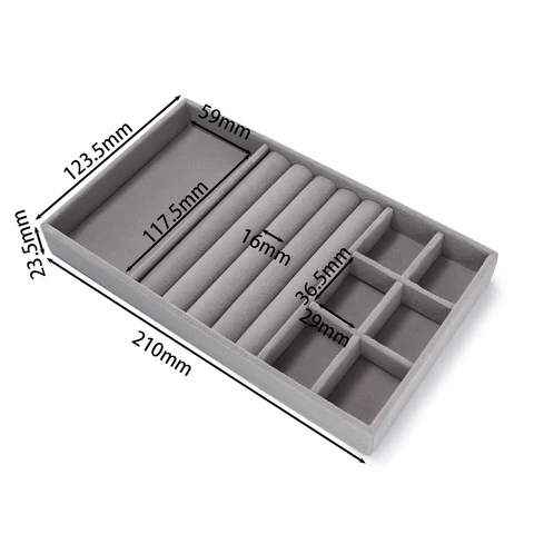 Бархатный лоток для украшений AGCFABS