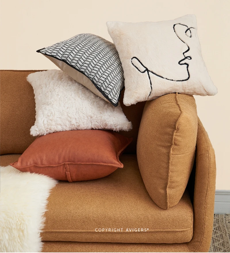 Современная Высококачественная наволочка Vevelt из толстой ткани с вышивкой для