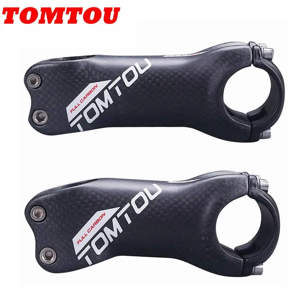

TOMTOU Full Carbon Bicycle Stem 6 or 17 Degrees Steerer Tube Diameter 28.6mm Bike Parts 3K Matte White
