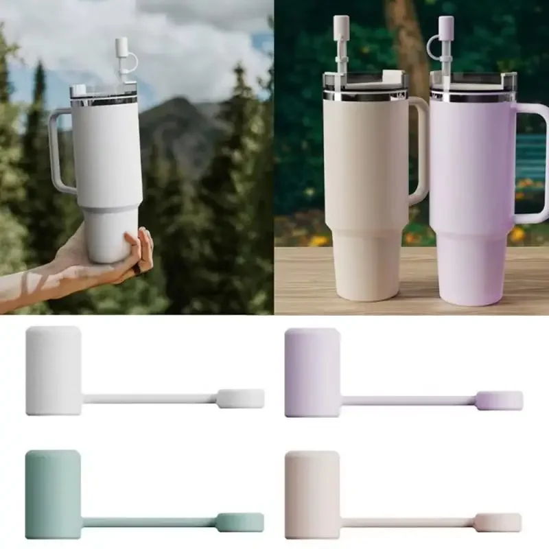 Брызгозащищенный силиконовый чехол для соломинки пылезащитные заглушки