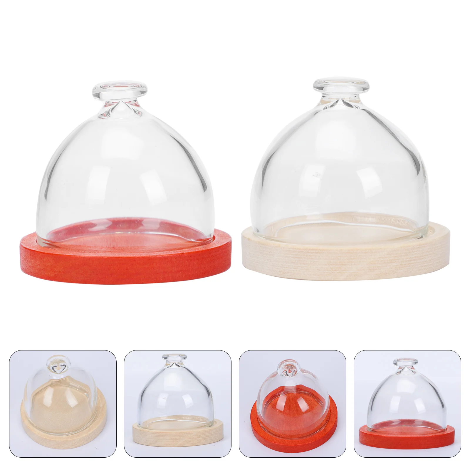 

2 Sets of Mini Cake Cover Miniature Cover Miniature Home Furnishings